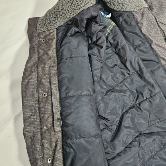 Columbia Gray Puffy Heavy Coat Men's Size XXL - Picture 4 of 9